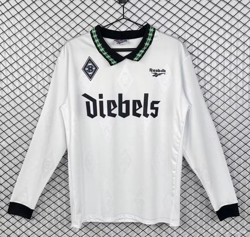 Camiseta Borussia M'gladbach 1995/96 LOCAL MANGA LARGA VERSION FAN